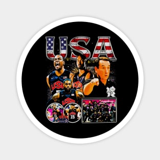 USA 2012 Basketball Olympic Team Magnet